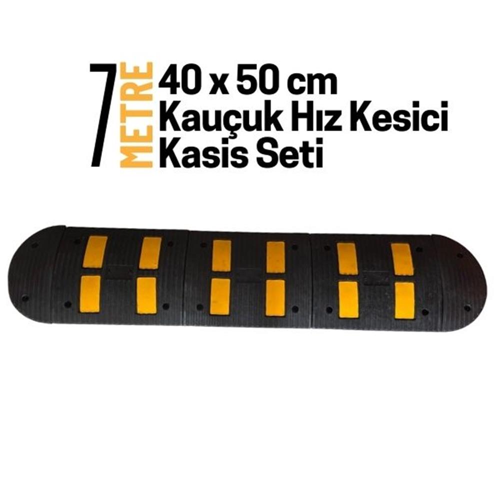 7 Metre Kauçuk Hız Kesici Kasis Seti 40x50 cmHYL4050K-77 Metre Kauçuk Hız Kesici Kasis Seti 40x50 cm