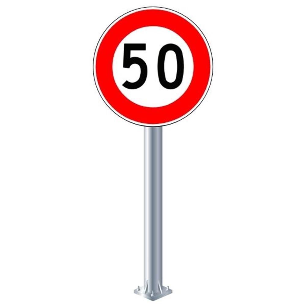 Azami Hız Sınırı 50 km Levhası TT-29TT-29c-30Azami Hız Sınırlaması 50 km Levhası TT-29