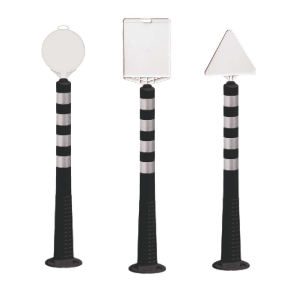 100 cm Ekonomik Siyah Delinatör, Soketli22048 UB R100 cm Siyah Ekonomik Delinatör, Plastik Duba