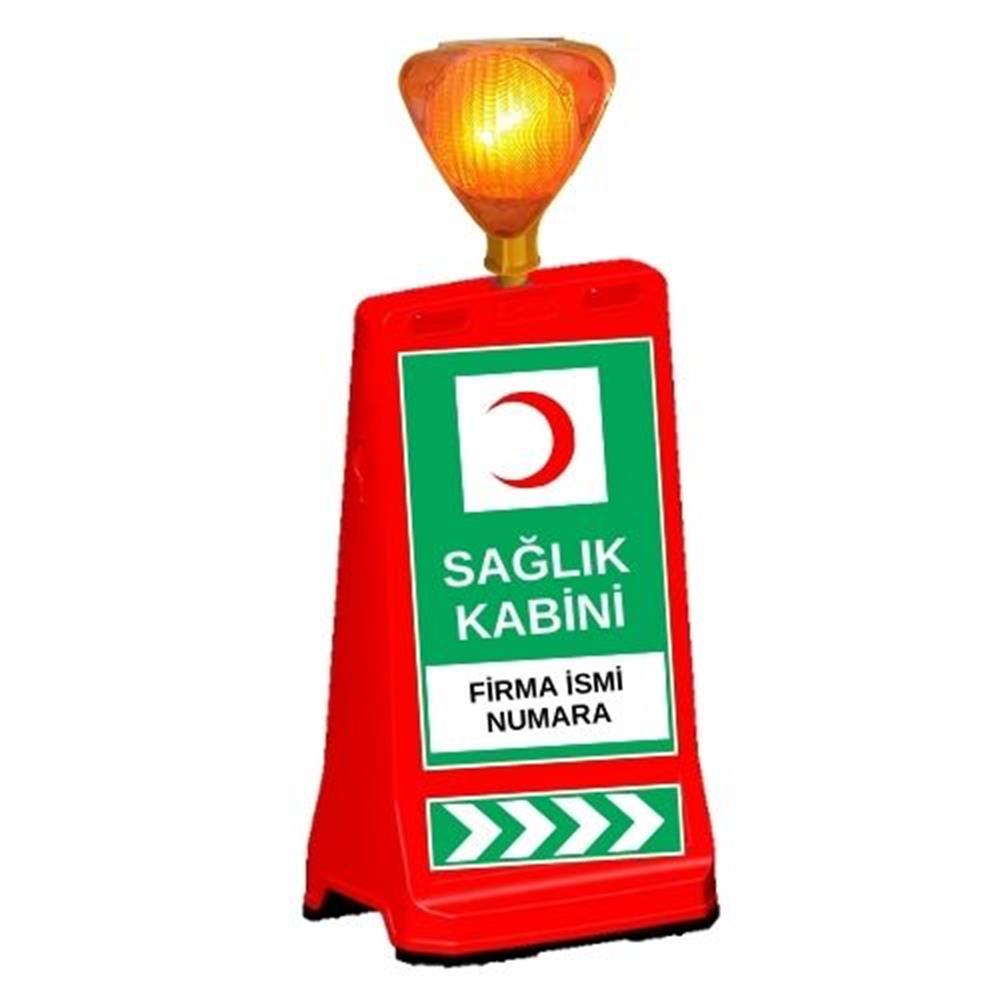 Işıklı Sağlık Kabini TabelasıHT12429 DB A-11Işıklı Sağlık Kabini Tabelası Kırmızı
