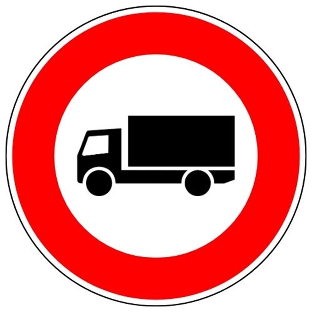 Motorlu Taşıt Trafiğine Kapalı Yol Levhası TT-6TT-10aKamyon Giremez Levhası TT-10 a