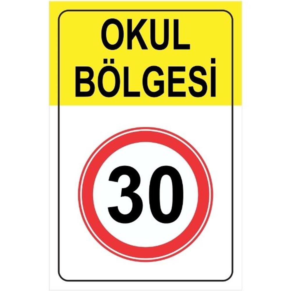 Otopark Girişidir LevhasıTT-29b-30Okul Bölgesi Azami Hız Sınırlaması Levhası TT-29b