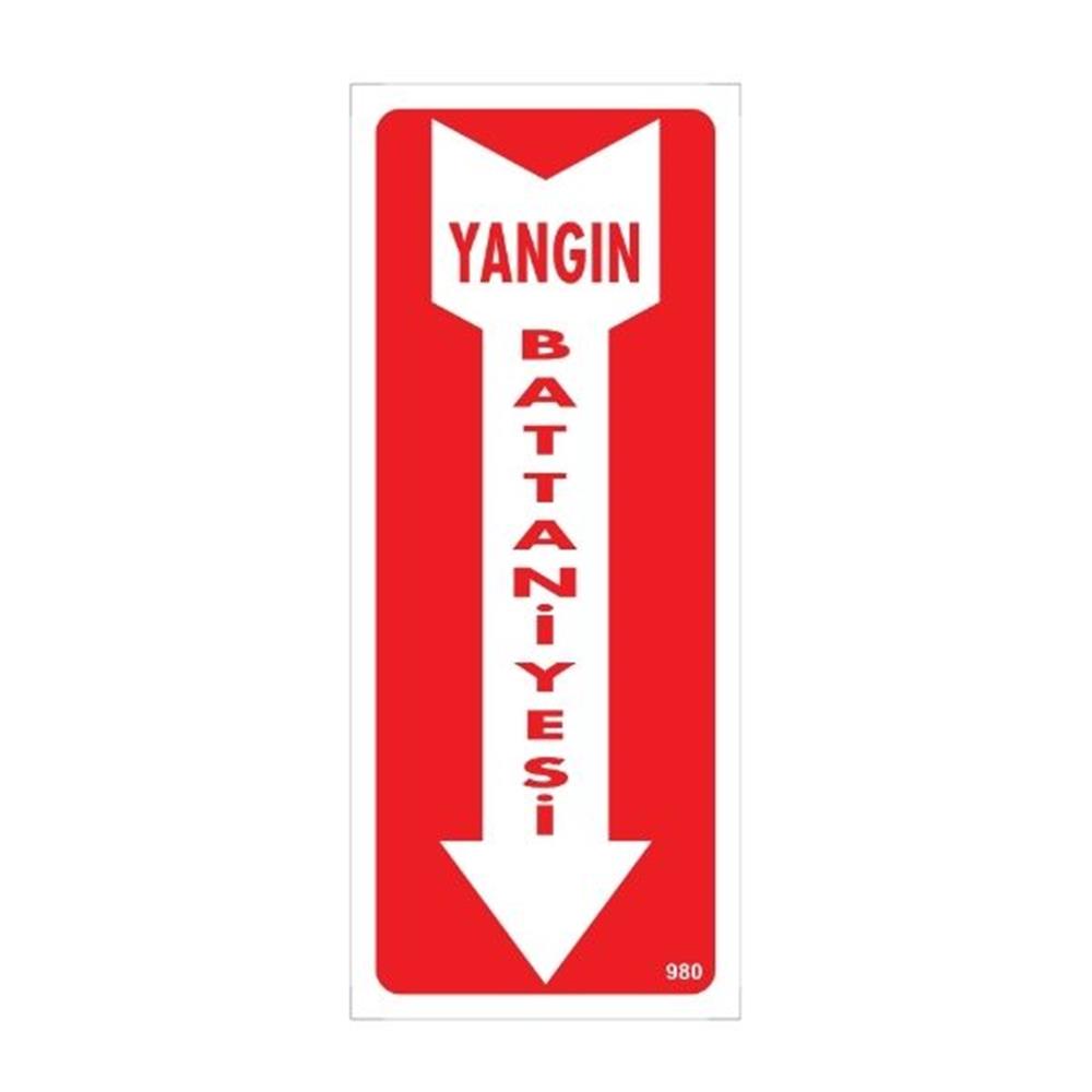 Yangın Battaniyesi Uyarı Levhası İSG-980-2535SYangın Battaniyesi Uyarı Levhası