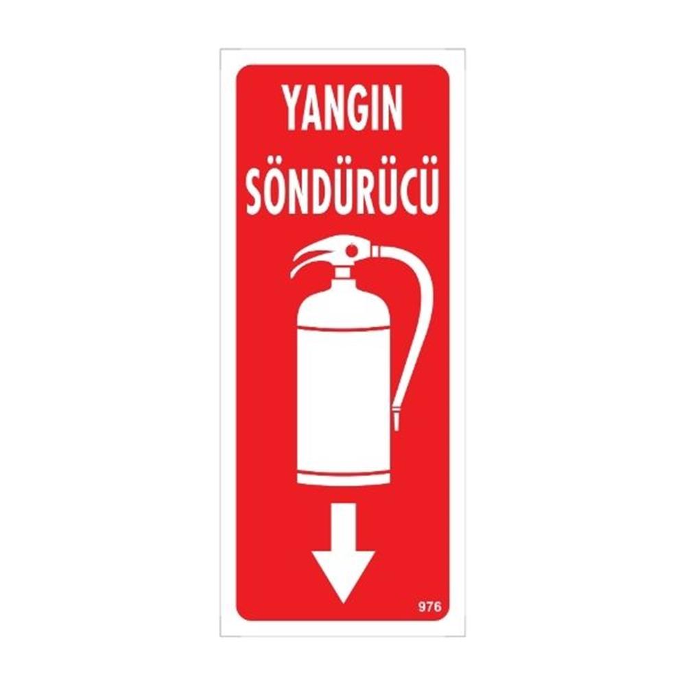 Yangın Söndürücü Uyarı Levhası İSG-976-2535SYangın Söndürücü Uyarı Levhası