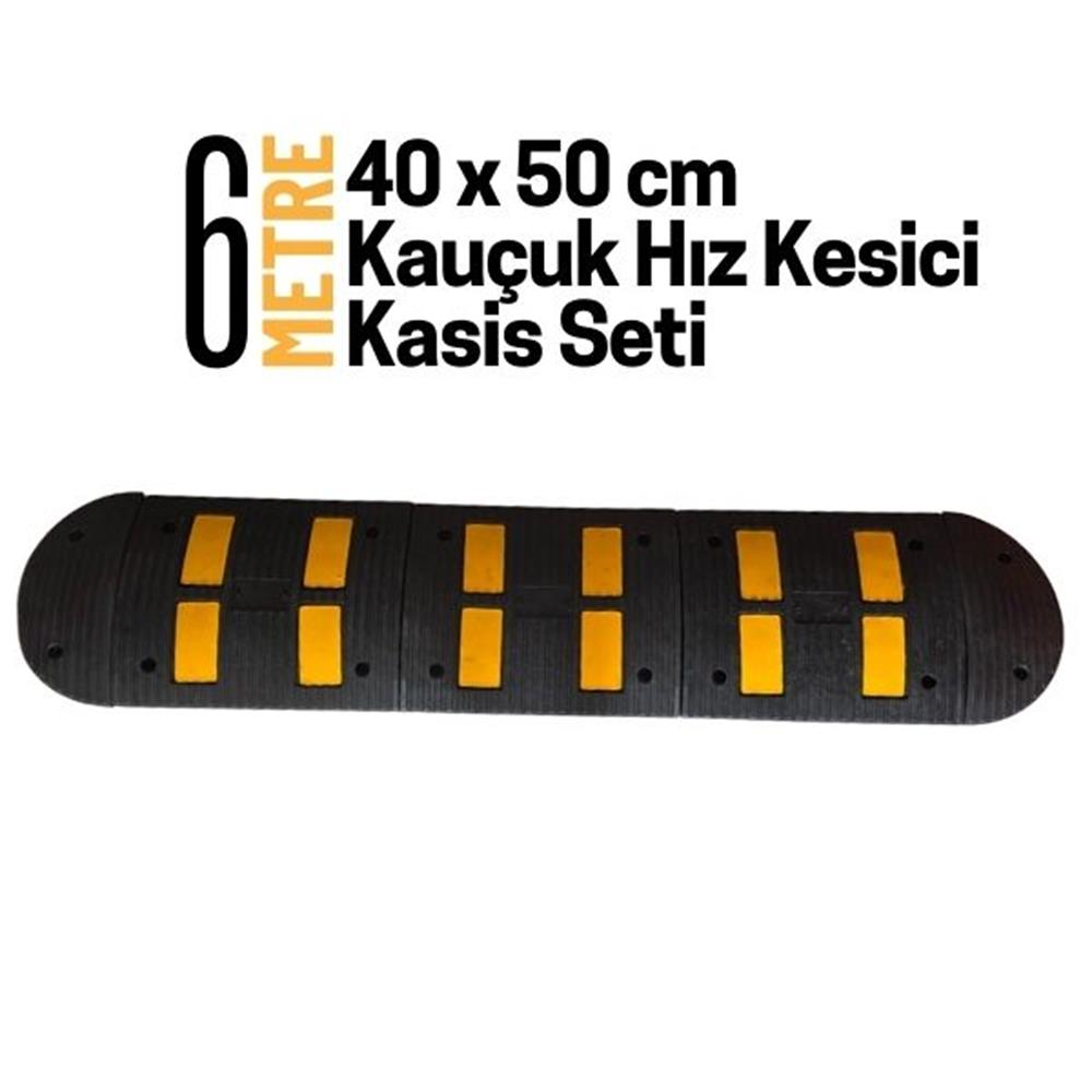 6 Metre Kauçuk Hız Kesici Kasis Seti 40x50 cmHYL4050K-66 Metre Kauçuk Hız Kesici Kasis Seti 40x50 cm