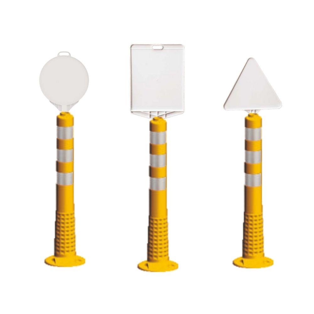 75 cm Sarı Soketli Ekonomik Delinatör22051 UB R75 cm Sarı Ekonomik Delinatör, Plastik Duba