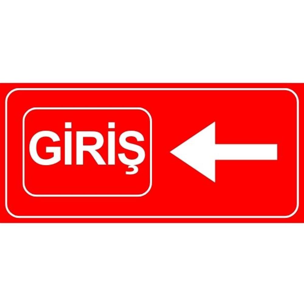 Kırmızı Giriş Yönlendirme LevhasıOTP-00131-2040GKırmızı Giriş Levhası