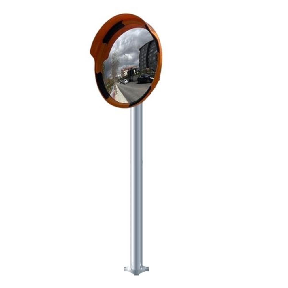 80 cm Trafik Güvenlik Aynası Ve 3 Metre Direk SetiHT6080-640080 cm Trafik Güvenlik Aynası Ve 3 Metre Galvanizli Direk Set