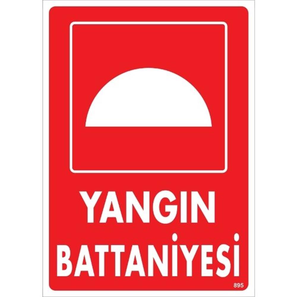 Yangın Battaniyesi Uyarı Levhası İSG-895-2535SYangın Battaniyesi Uyarı Levhası