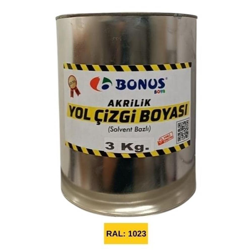 Sarı Yol Çizgi Boyası Boyası 3 KgBN 1050 03 1023Sarı Yol Çizgi Boyası 3 kg