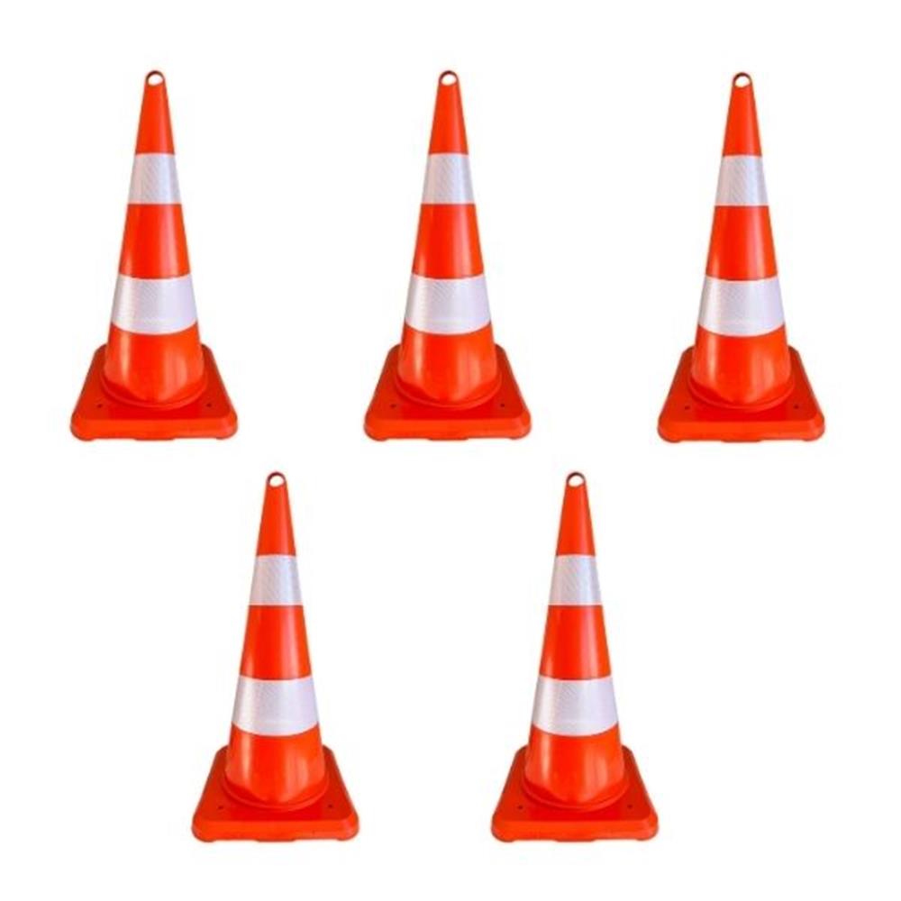 75 cm Ekonomik Trafik Koni Seti (5 Adet)HT0039SET575 cm Ekonomik Trafik Konisi (5 Adet)