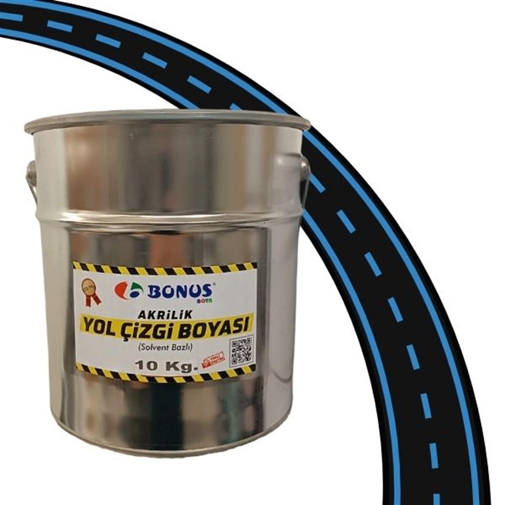 Akrilik Mavi Yol Çizgi Boyası Boyası 10 KgBN 1050 10 5015Akrilik Mavi Yol Çizgi Boyası 10 kg