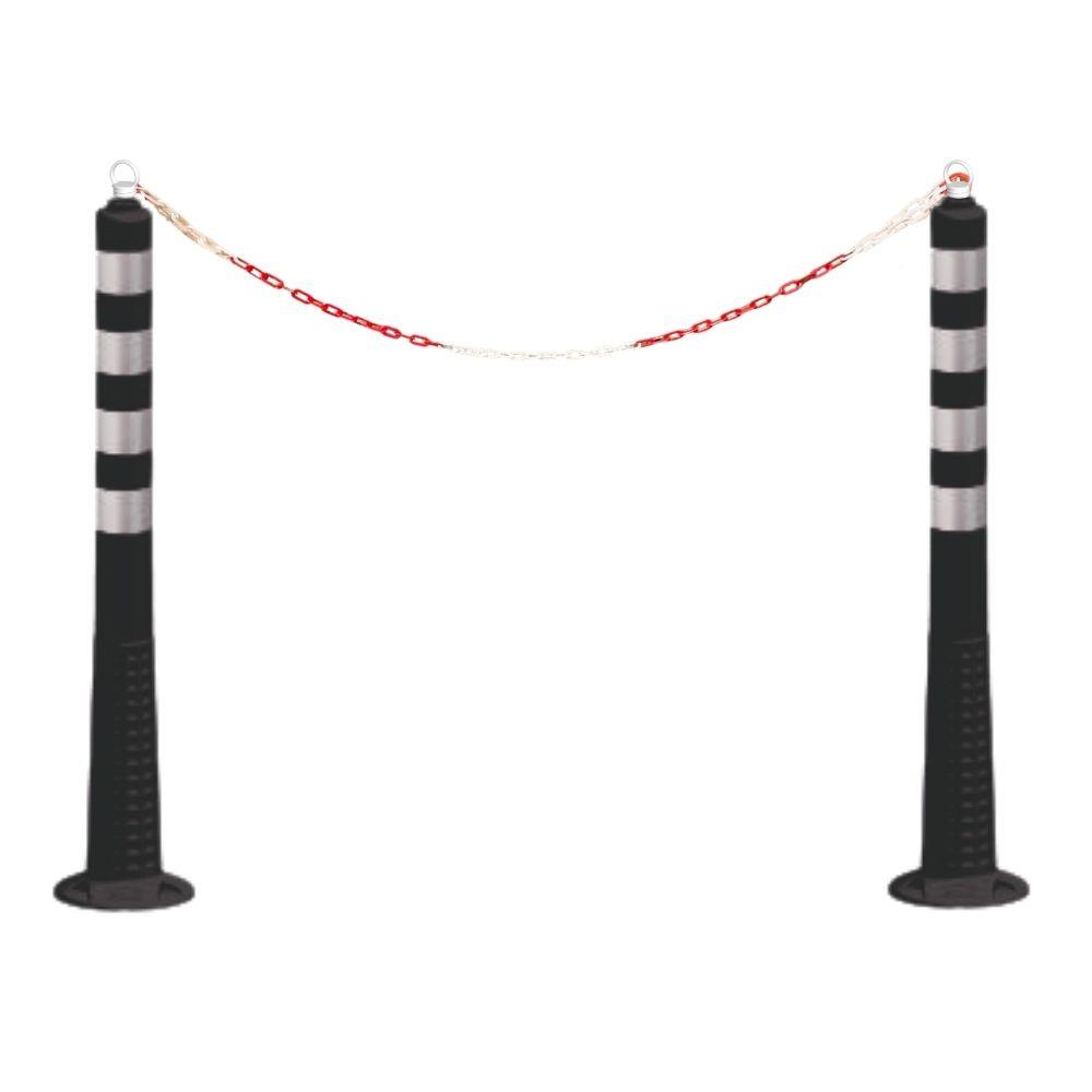 100 cm Ekonomik Siyah Delinatör, Soketli22048 UB R100 cm Siyah Ekonomik Delinatör, Plastik Duba