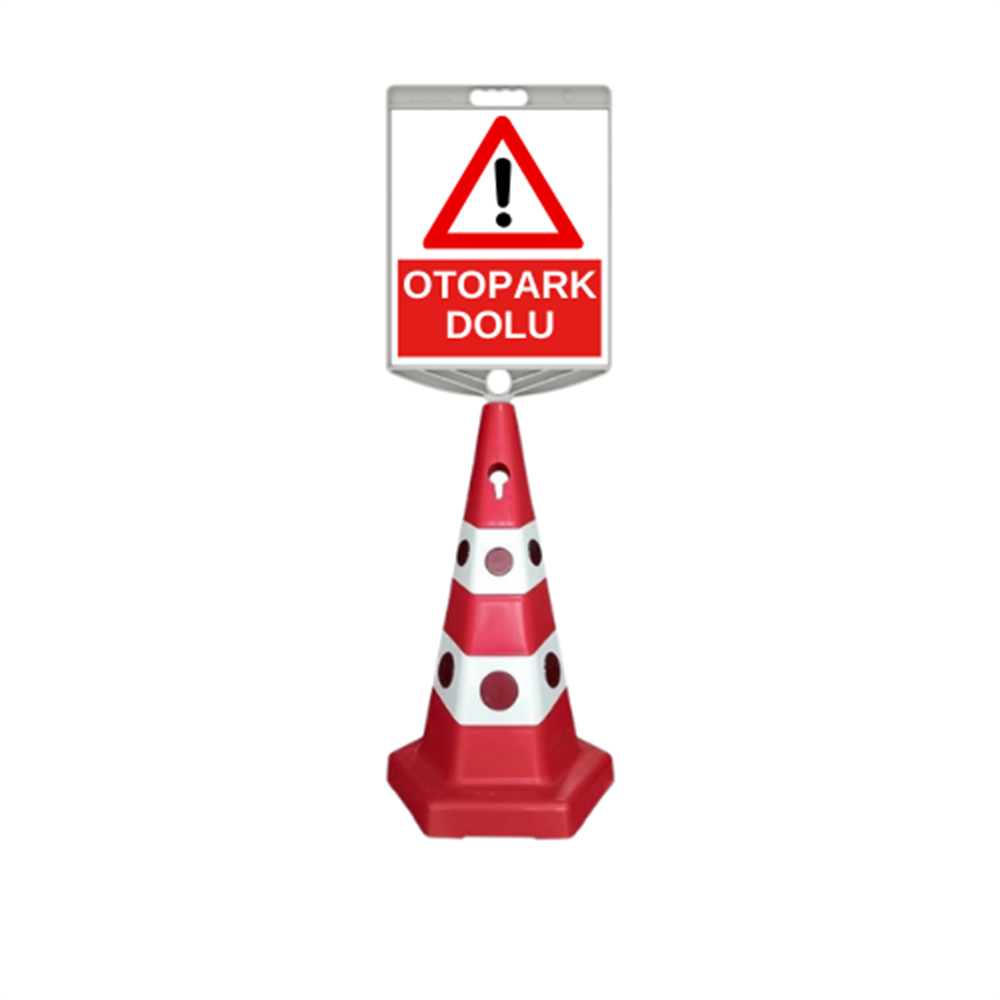 Otopark Dolu Levhalı Kedi Gözlü Reklam Konisi650506 -ZT945 S -25 TYOtopark Dolu Levhalı Kedi Gözlü Reklam Konisi Ağırlıklı