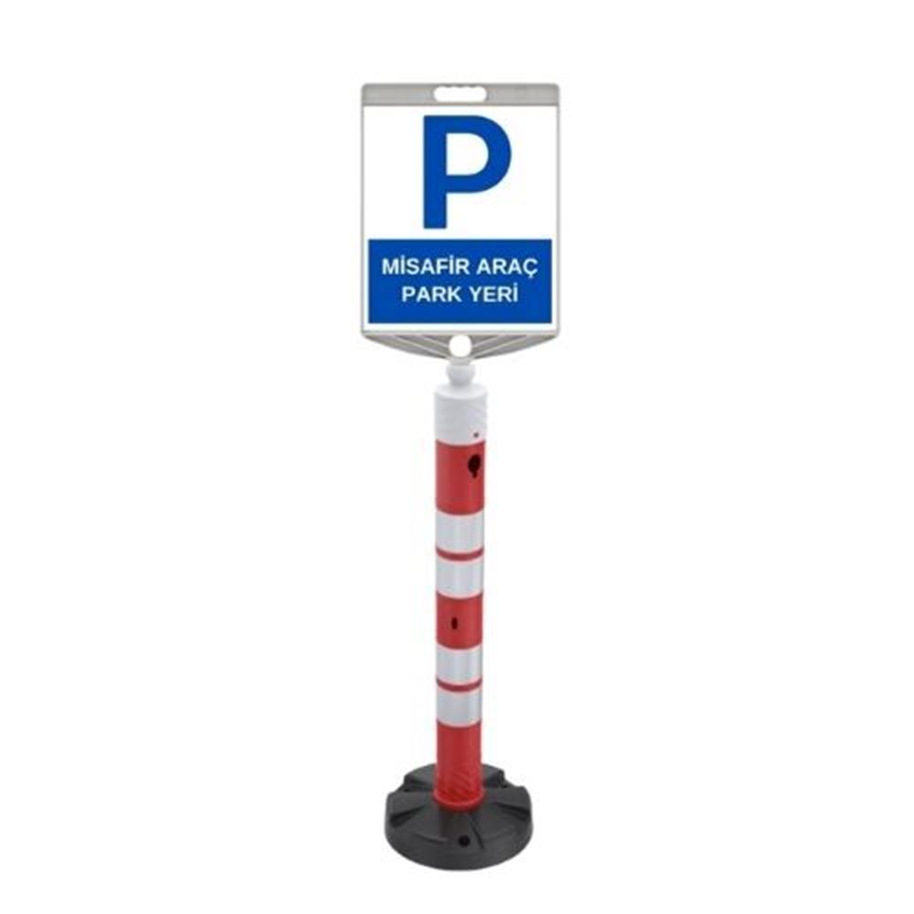 Misafir Araç Park Yeri Levhalı 120 cm Duba
