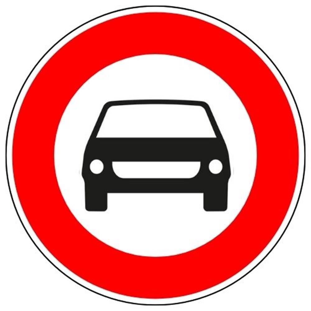Motorlu Taşıt Trafiğine Kapalı Yol Levhası TT-6TT-6-30Motorlu Taşıt Trafiğine Kapalı Yol Levhası TT-6