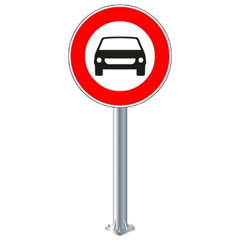 Motorlu Taşıt Trafiğine Kapalı Yol Levhası TT-6TT-6-30Motorlu Taşıt Trafiğine Kapalı Yol Levhası TT-6