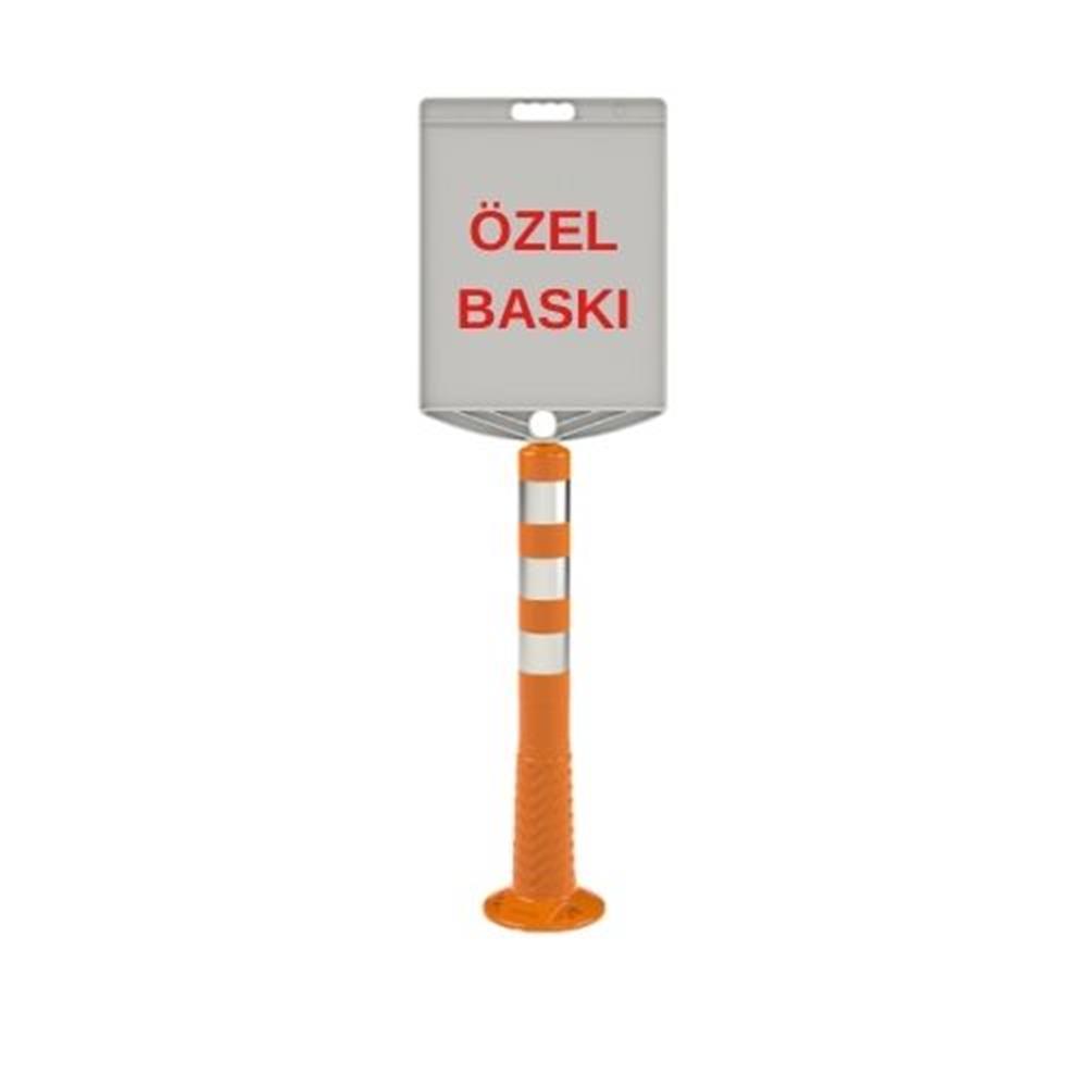 Özel Baskı Plastik Levhalı 75 cm Delinatör Seti