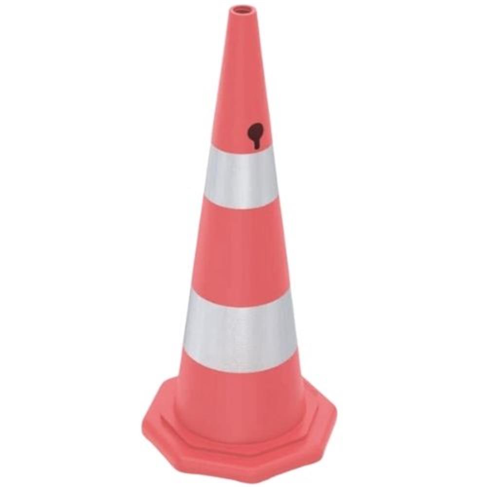 PVC Trafik Konisi 90 cm Çift Reflektifli