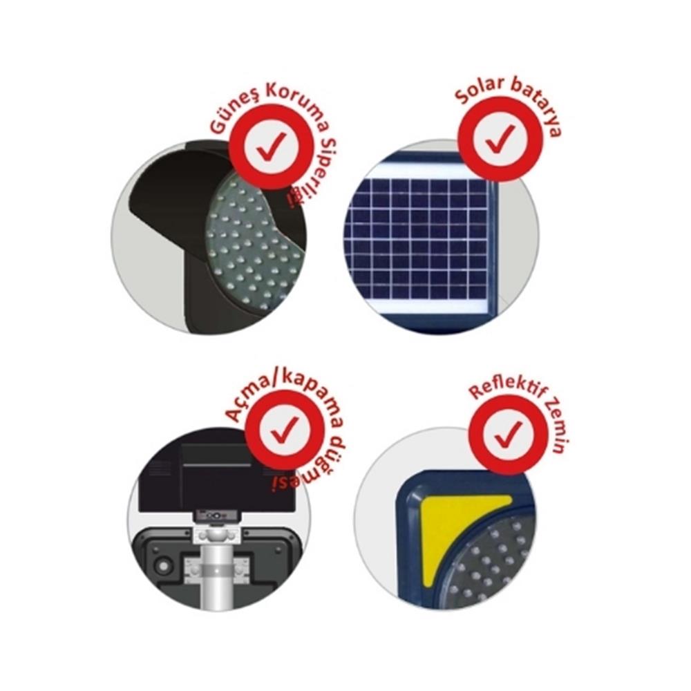 Sağdan Gidiniz Güneş Enerjili Solar Ledli Lamba