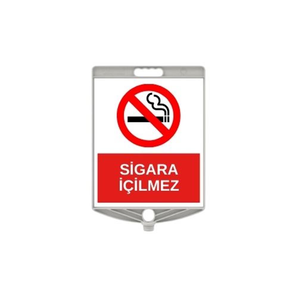 Sigara İçilmez Plastik Uyarı Levhası