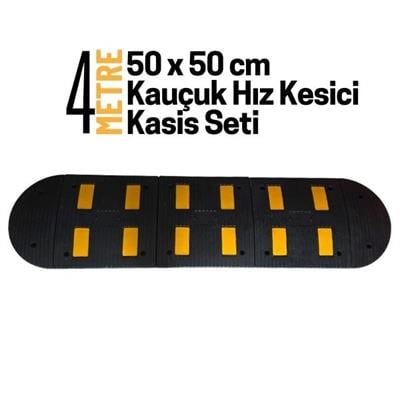 4 Metre Kauçuk Hız Kesici Kasis Seti 50x50 cmHYL5050K-44 Metre Kauçuk Hız Kesici Kasis Seti 50x50 cm