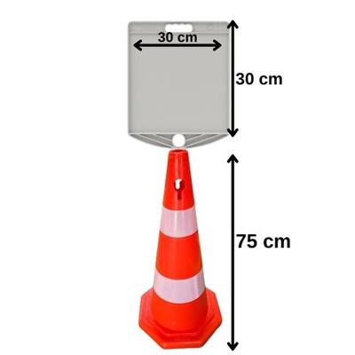 Yabancı Araç Park Edemez Levhalı Duba702808R2ECO - LEZT945 TY 13Yabancı Araç Park Edemez Levhalı Duba