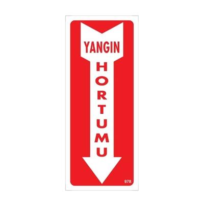 Yangın Hortumu Uyarı Levhası İSG-978-2535SYangın Hortumu Uyarı Levhası