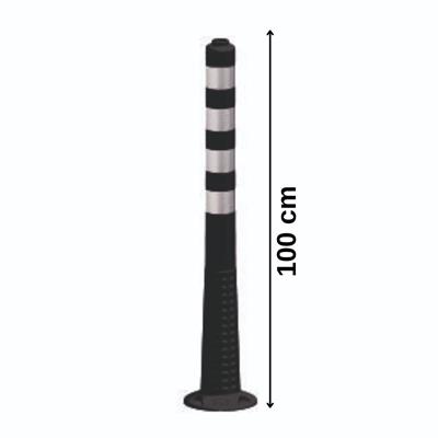 100 cm Ekonomik Siyah Delinatör, Soketli22048 UB R100 cm Siyah Ekonomik Delinatör, Plastik Duba