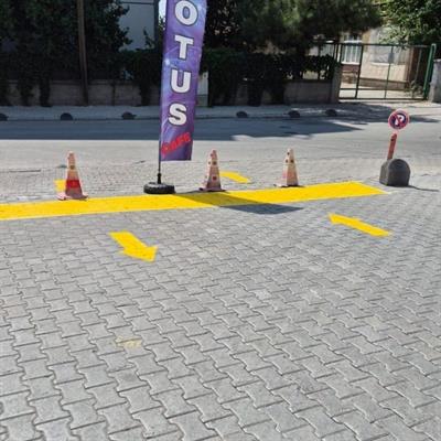 Ok Boyama ŞablonuSBL-07-001585Ok İşareti Boyama Şablonu
