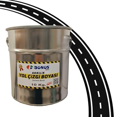 Akrilik Beyaz Yol Çizgi Boyası Boyası 10 KgBN 1050 10 9016Akrilik Beyaz Yol Çizgi Boyası 10 kg