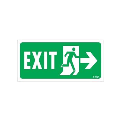 Exıt Uyarı Levhası Sağ OkİSG-F951-1225FSExıt Uyarı Levhası Sağ Ok
