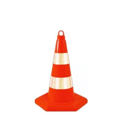 50 cm PVC Trafik Konisi Çift Reflektif