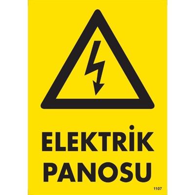 Elektrik Panosu Uyarı LevhasıİSG-1107-2535SElektrik Panosu Uyarı Levhası