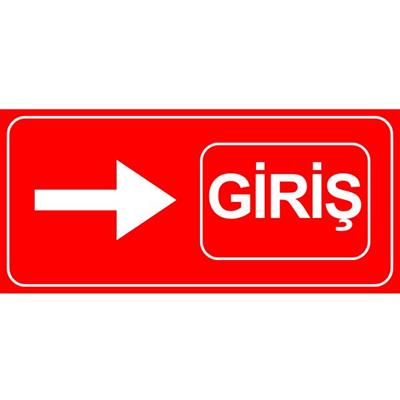 Kırmızı Giriş Yönlendirme LevhasıOTP-00131-2040GKırmızı Giriş Levhası