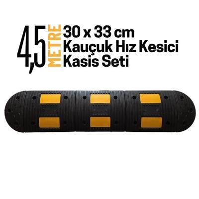 4,5 Metre Kauçuk Hız Kesici Kasis Seti 30x33 cmHYL3033K-454,5 Metre Kauçuk Hız Kesici Kasis Seti 30x33 cm