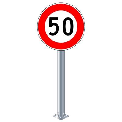 Azami Hız Sınırı 50 km Levhası TT-29TT-29c-30Azami Hız Sınırlaması 50 km Levhası TT-29