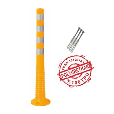 100 cm Esnek Sarı Delinatör, Plastik Duba12241 UB R100 cm TPU Sarı Esnek Delinatör