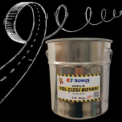 Akrilik Beyaz Yol Çizgi Boyası Boyası 10 KgBN 1050 10 9016Akrilik Beyaz Yol Çizgi Boyası 10 kg