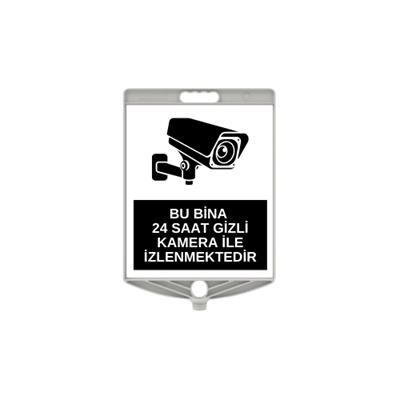 Bu Bina Kamera İle İzlenmektedir Uyarı Levhası