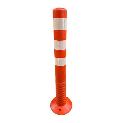 Ekonomik Turuncu 75 cm Esnek Delinatör – Reflektif Bantlı Trafik DubasıMŞB.0100Ekonomik Turuncu 75 cm Esnek Delinatör