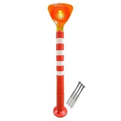 Üçgen Sarı Solar Flaşörlü 100 cm Delinatör Seti2101-9500Üçgen Sarı Solar Flaşörlü 100 cm Delinatör Seti