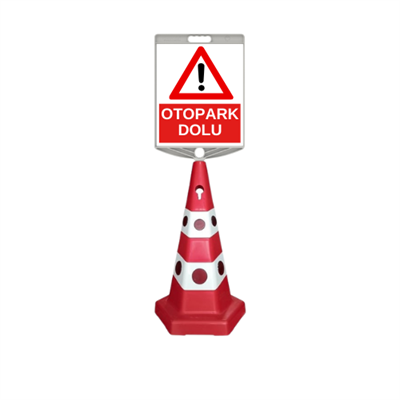 Otopark Dolu Levhalı Kedi Gözlü Reklam Konisi650506 -ZT945 S -25 TYOtopark Dolu Levhalı Kedi Gözlü Reklam Konisi Ağırlıklı