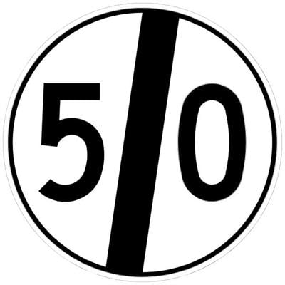 Hız Sınırlaması Sonu Levhası TT-33TT-33-30Hız Sınırlama Sonu Levhası TT-33