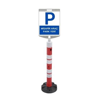 Misafir Araç Park Yeri Levhalı 120 cm Duba