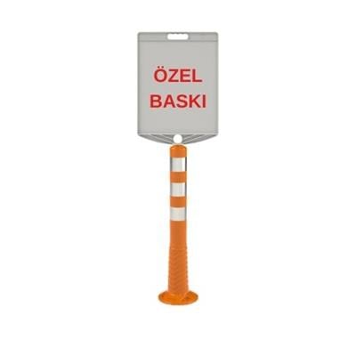 Özel Baskı Plastik Levhalı 75 cm Delinatör Seti