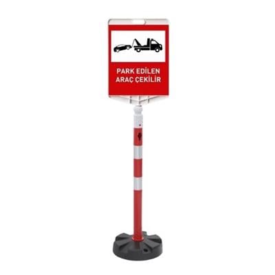 Park Edilen Araç Çekilir Levhalı 100 cm Duba