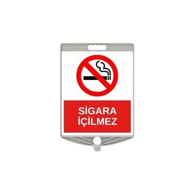 Sigara İçilmez Plastik Uyarı Levhası