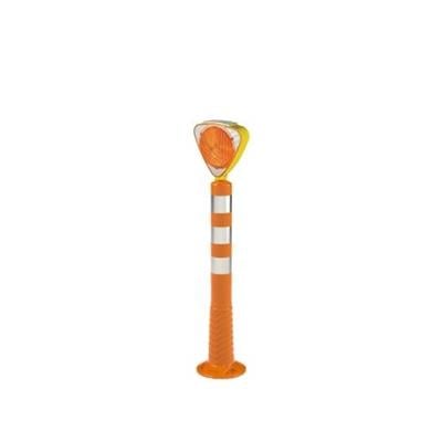 Üçgen Sarı Solar Flaşörlü 75 cm Delinatör Seti