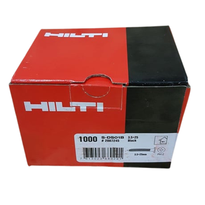 Hilti 3.5x25 Sivri Uçlu Alçıpan Vidası